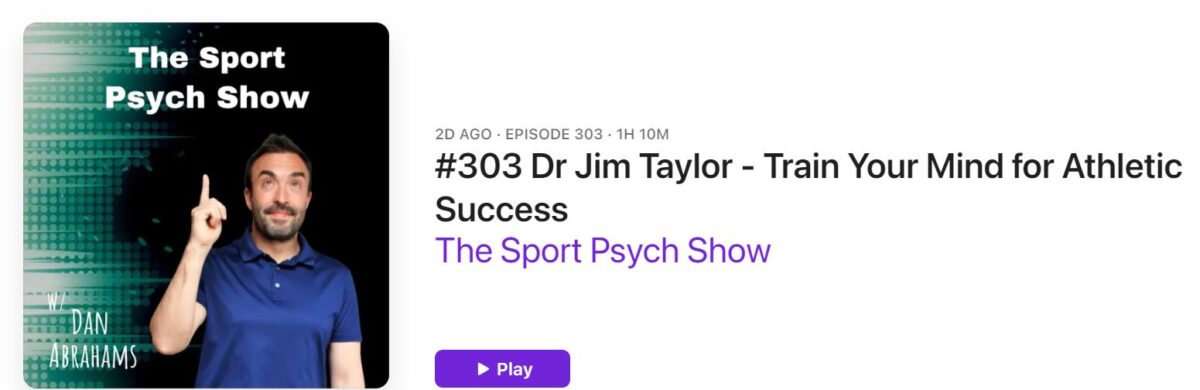 Train Your Mind for Athletic Success: Podcast Interview on The Sport Psych Show